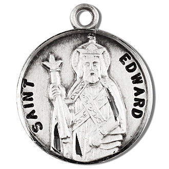 St Edward Sterling Silver Medal