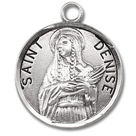 St Denise Sterling Silver Medal