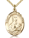 St Gemma Galgani Gold Filled Medal