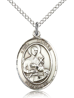 St Gerard Sterling Silver Medal