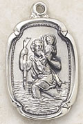 St Christopher Sterling Silver Medal