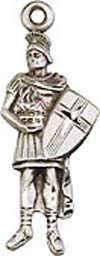 St Florian - Patron Saint of Firemen Figure Pendant