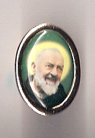 Padre Pio Color Lapel Pin