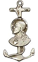 Christ Anchor Necklace Pendant