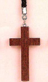 Wood Cross Pendant