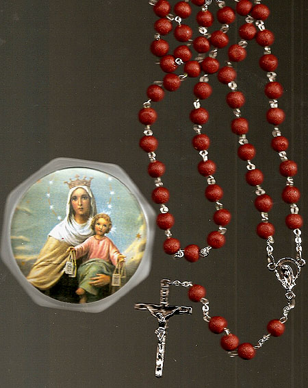 Mt. Carmel Rose Scented Rosary