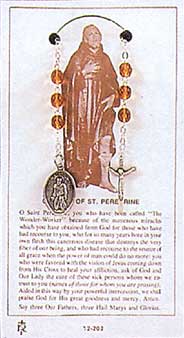 St Peregrine Rosary Chaplet