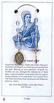 St Lucy Rosary Chaplet