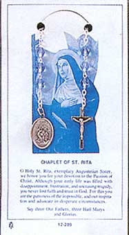 St Rita Rosary Chaplet
