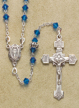 Capri Crystal Bead Rosary