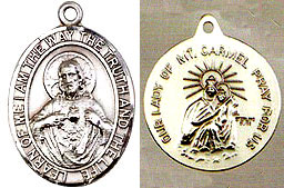 Scapular Medal - Sacred Heart