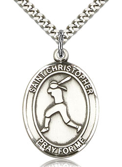 Softball Sterling Silver Sports Medal