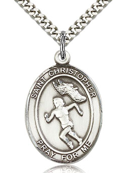 Track &amp; Field Sterling Silver Sports Medal