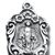 Sterling Silver Mother Mary Medal - 0.75-Inch