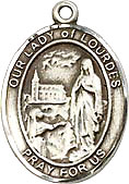 Blessed Virgin Our Lady of  Lourdes Small Medal