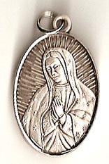 Our Lady of Grace Medal with 18 inch Chain