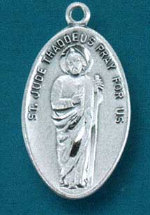 St. Jude Vintage Silver Medal