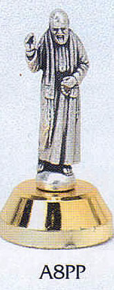Padre Pio Car Statue - 2-Inch