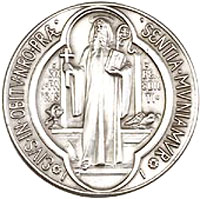 St. Benedict Jubilee Visor Clip