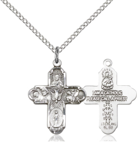 Confirmation Five-Way Sterling Silver Medal