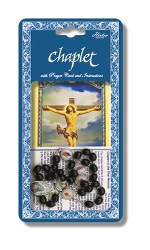 5 Wounds - Jesus Crucified Chaplet with Prayer Card