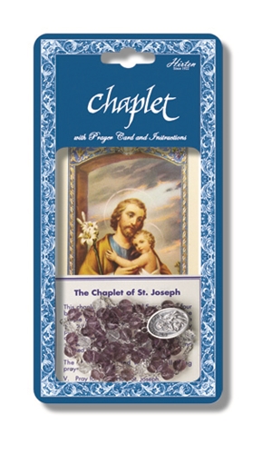 St Joseph Chaplet with Prayer Card and Instructions