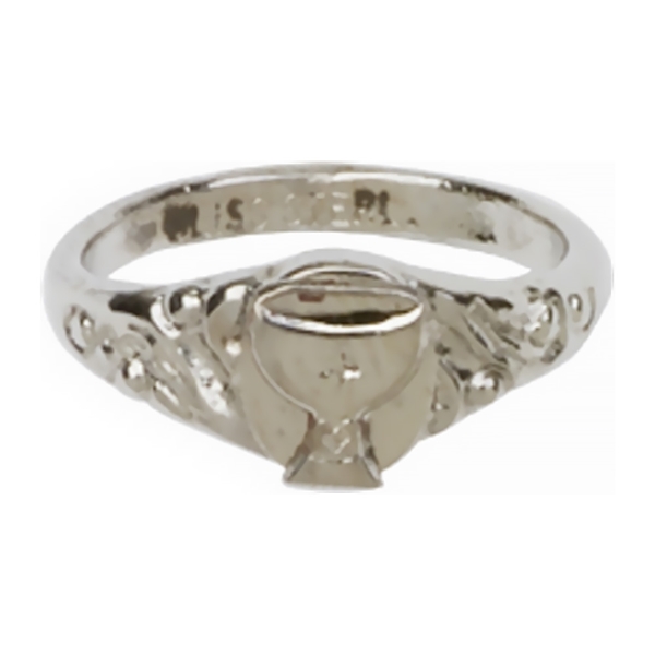Small Sterling Silver Chalice Ring