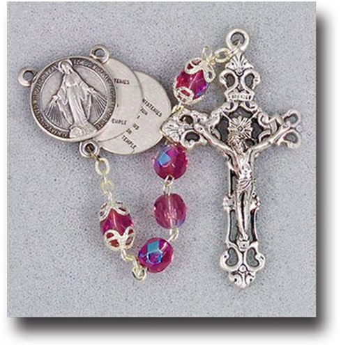 Amethyst Aurora Borealis Rosary
