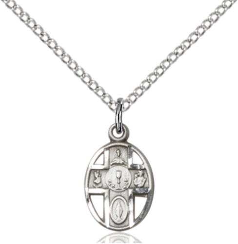 Communion 5-Way Chalice Sterling Silver Pendant
