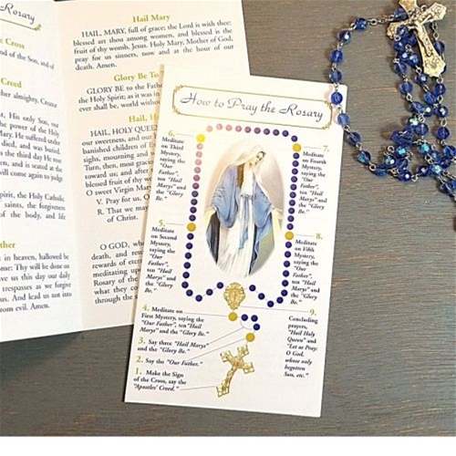 How to Pray the Rosary Pamphlet - Single or Bulk