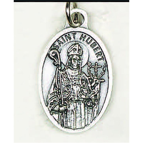 St. Hubert Oxidized Oval Medal