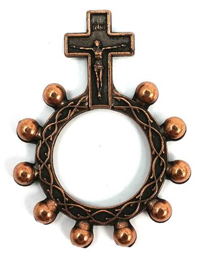 Bronze Rosary Ring