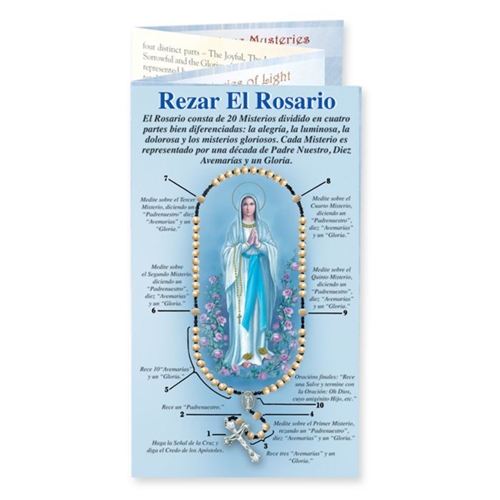 Rosary Instruction Pamphlet in Spanish