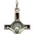 Saint Benedict Crucifix - Brown Enamel - 1.5-Inch