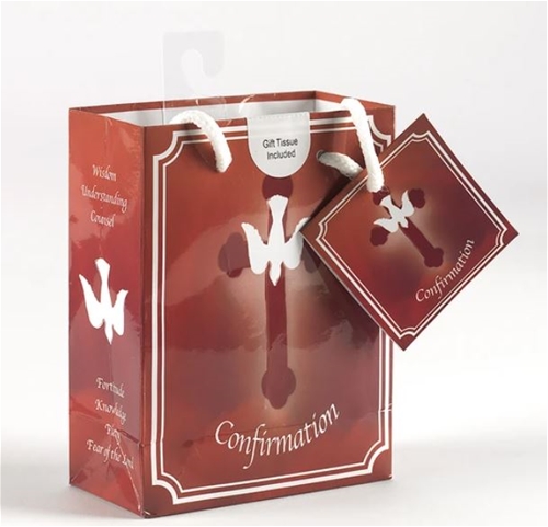 Red Confirmation Gift Bag - Small