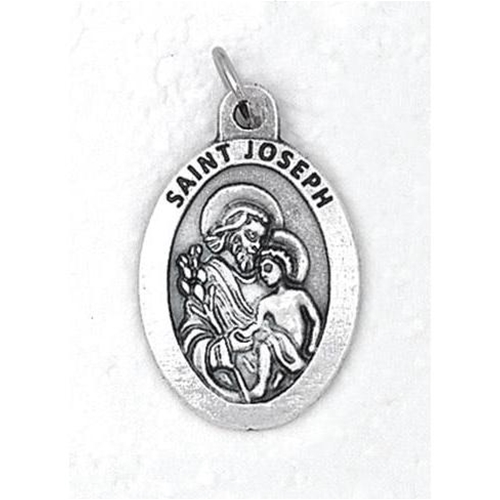 St. Joseph and Child Oval Medal