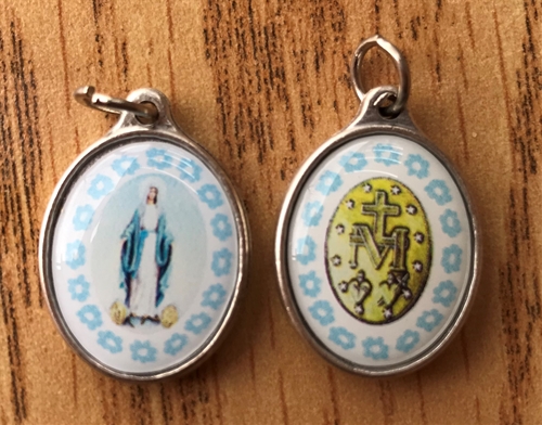 Colorful Miraculous Medal Picture Medal