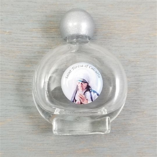 St. Theresa of Calcutta Glass Holy Water Bottle