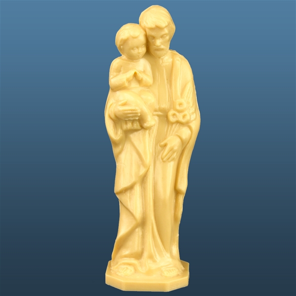 Saint Joseph with Child Statue - 3.5-Inch - Single or Bulk