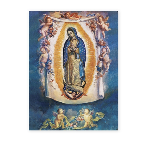 Our Lady of Guadalupe With Angels Wall Poster - 19&quot; x 27&quot;
