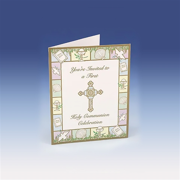 First Communion Party Thank You Cards - Pack of 8