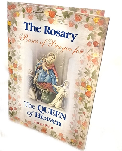 Book of The Rosary - Roses of Prayer - Large Print