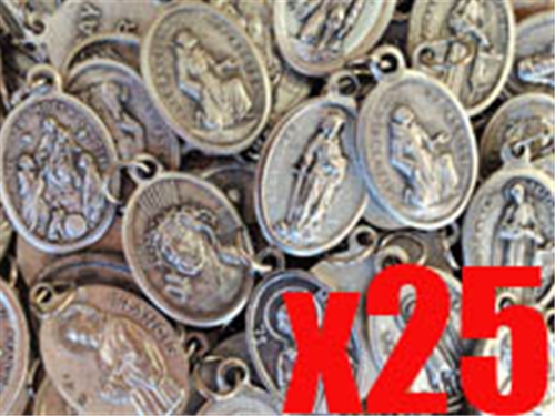 25 Saint Medals (Choose Saint or Devotion)