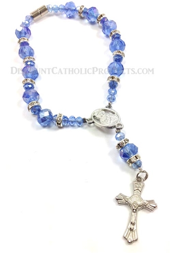 Magnet Clasp Auto Rosary - Pick a Color