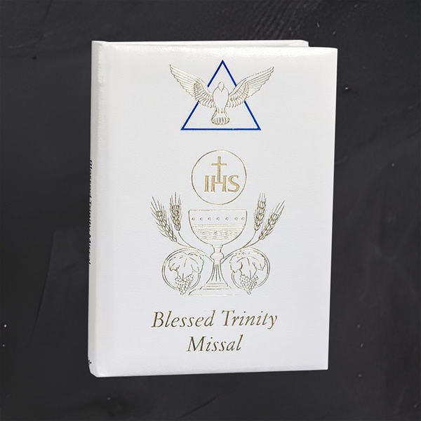 Blessed Trinity White Communion Missal