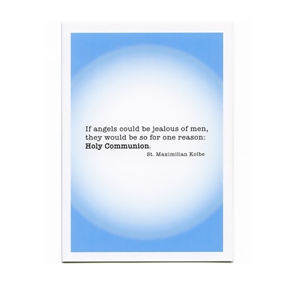 If Angels Could Be Jealous First Communion Catholic Greeting Card