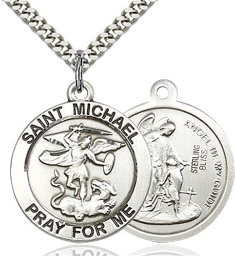 St Michael the Archangel and Guardian Angel Medal