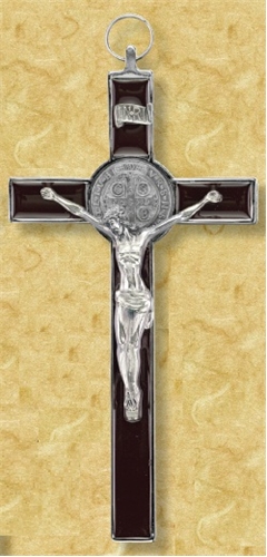 7.5 inch Brown St. Benedict Crucifix