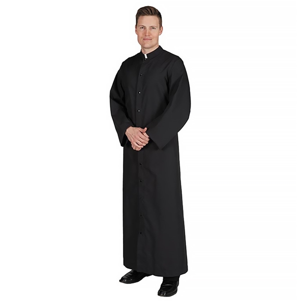 Priest and Adult Altar Server Cassock - Black