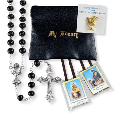 Boy&#39;s First Communion Rosary Gift Set